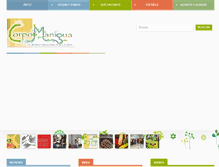 Tablet Screenshot of corpomanigua.org